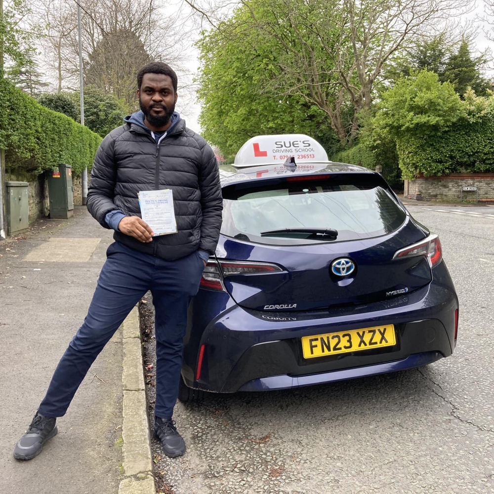 Chidozie has passed the first time! A ‘tall’ order well achieved.